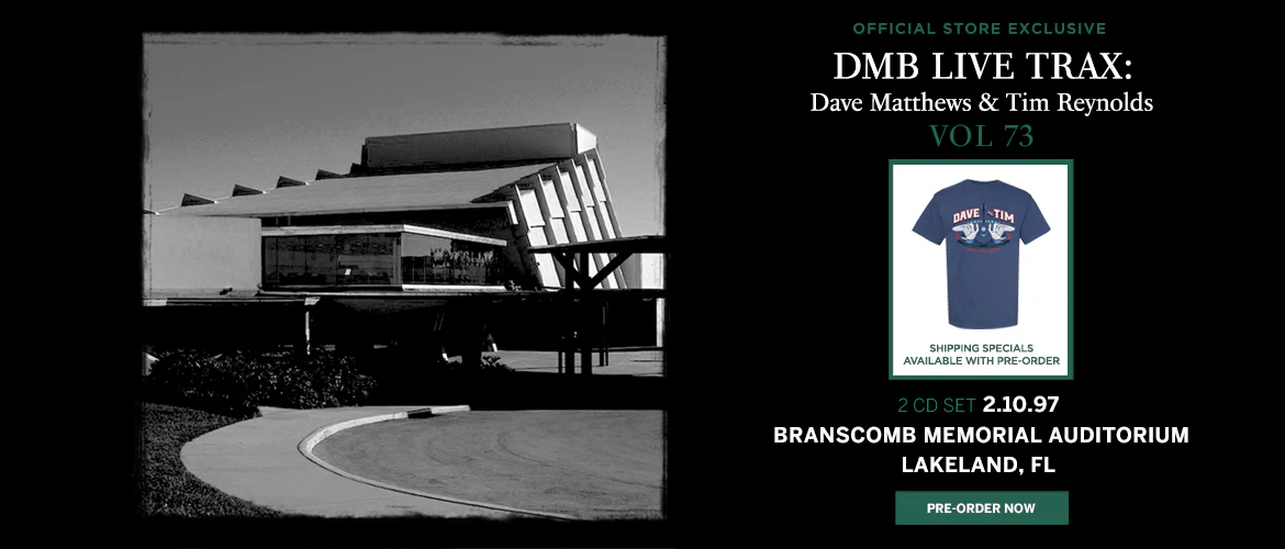 Official Dave Matthews Band Gear